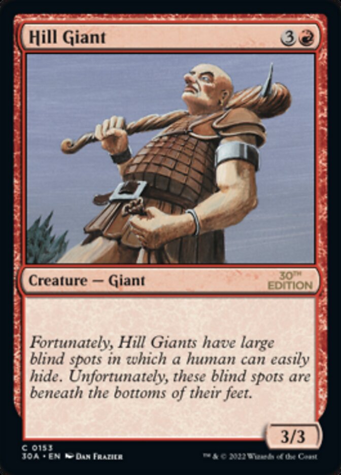Hill Giant [30th Anniversary Edition] - Magic: The Gathering - Card Brawlers | Quebec | Canada |