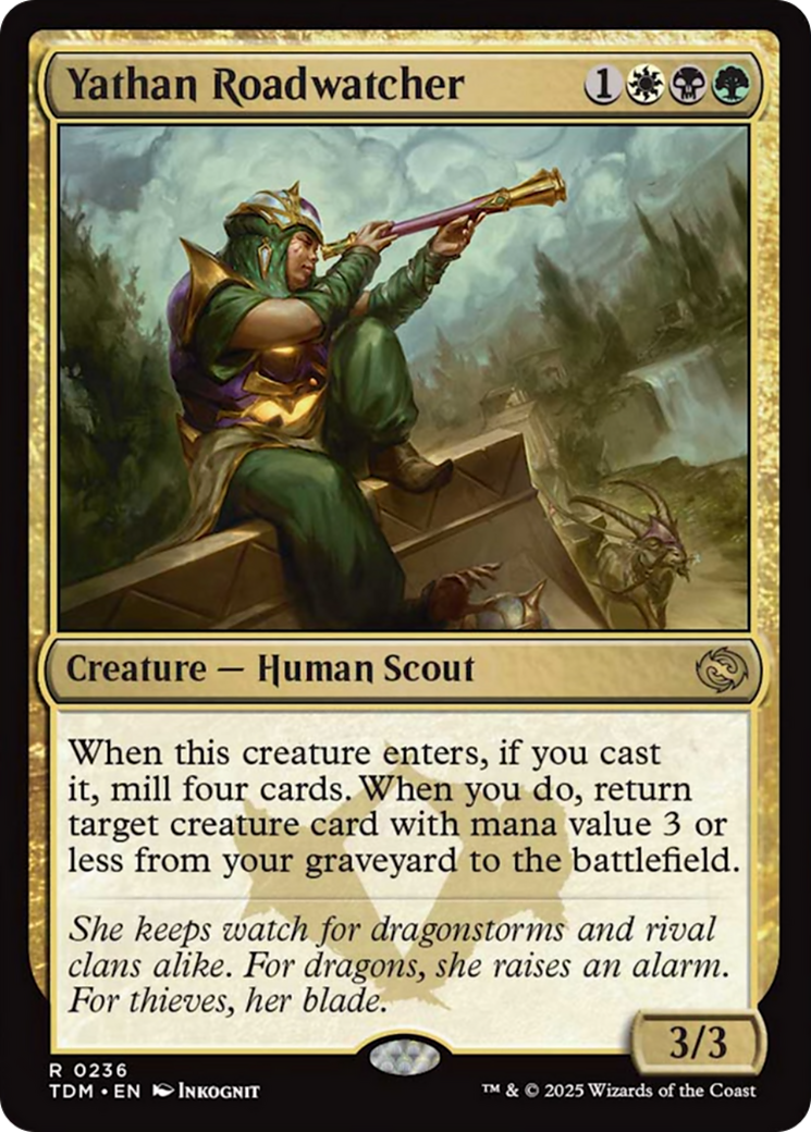 Yathan Roadwatcher [Tarkir: Dragonstorm] - Magic: The Gathering - Card Brawlers | Quebec | Canada |