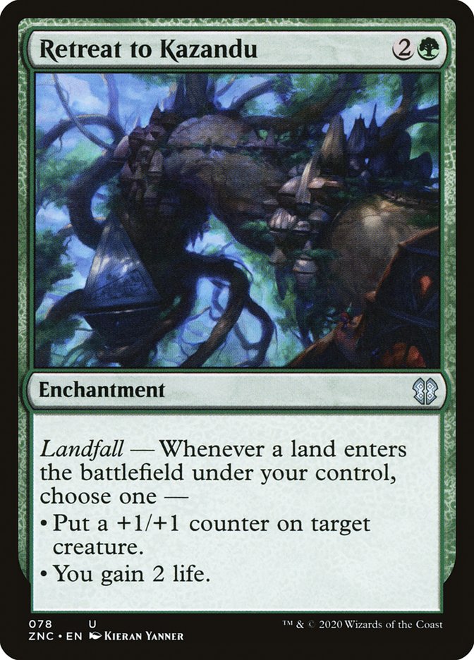 Retreat to Kazandu [Zendikar Rising Commander] - Magic: The Gathering - Card Brawlers | Quebec | Canada |