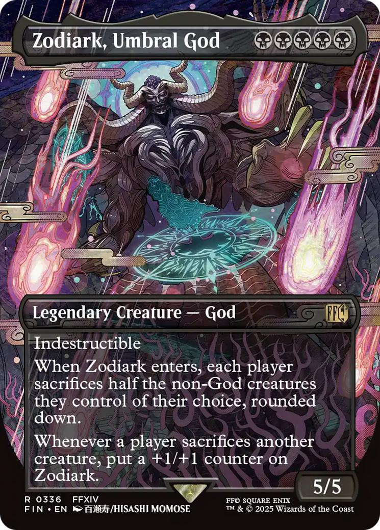 Zodiark, Umbral God (Borderless) [FINAL FANTASY] - Magic: The Gathering - Card Brawlers | Quebec | Canada |
