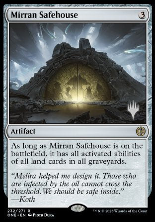 Mirran Safehouse (Promo Pack) [Phyrexia: All Will Be One Promos] - Magic: The Gathering - Card Brawlers | Quebec | Canada |