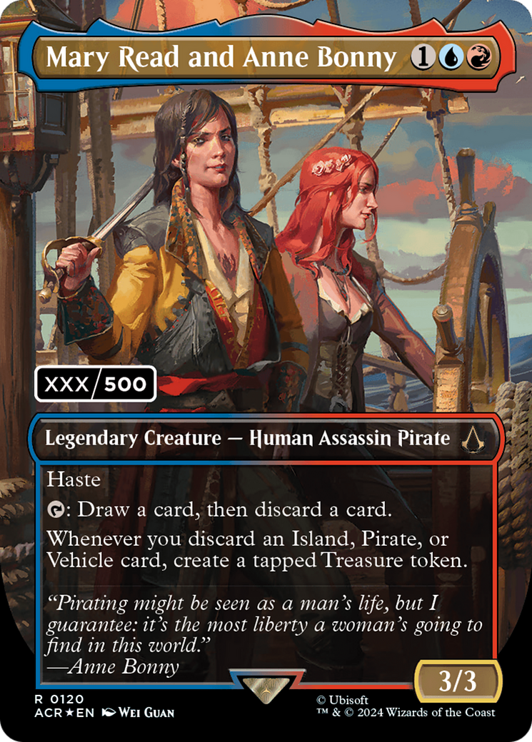 Mary Read and Anne Bonny (English) (Serial Numbered) [Assassin's Creed] - Magic: The Gathering - Card Brawlers | Quebec | Canada |