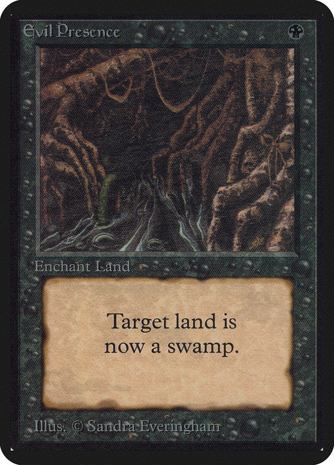 Evil Presence [Alpha Edition] - Magic: The Gathering - Card Brawlers | Quebec | Canada |