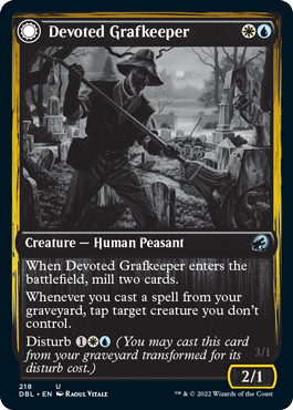 Devoted Grafkeeper // Departed Soulkeeper [Innistrad: Double Feature] - Magic: The Gathering - Card Brawlers | Quebec | Canada |