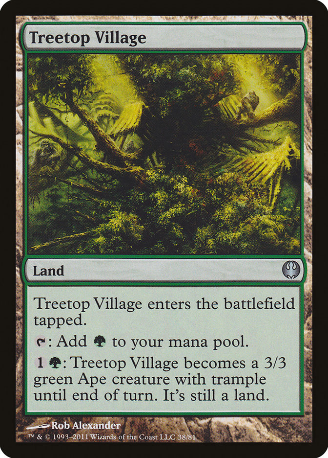 Treetop Village [Duel Decks: Knights vs. Dragons] - Magic: The Gathering - Card Brawlers | Quebec | Canada |
