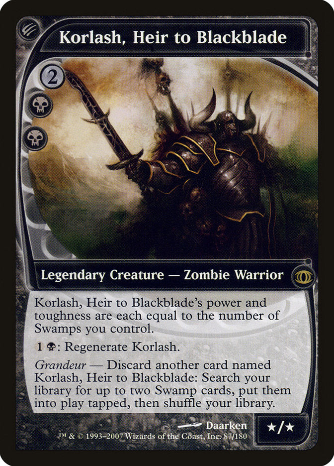 Korlash, Heir to Blackblade [Future Sight] - Magic: The Gathering - Card Brawlers | Quebec | Canada |