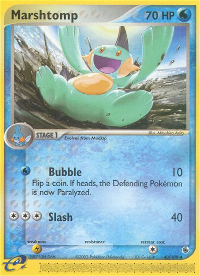 Marshtomp (40/109) [EX: Ruby & Sapphire] - Pokémon - Card Brawlers | Quebec | Canada |