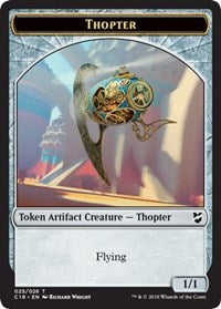 Thopter (025) // Servo Double-Sided Token [Commander 2018 Tokens] - Magic: The Gathering - Card Brawlers | Quebec | Canada |