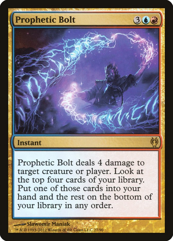 Prophetic Bolt [Duel Decks: Izzet vs. Golgari] - Magic: The Gathering - Card Brawlers | Quebec | Canada |