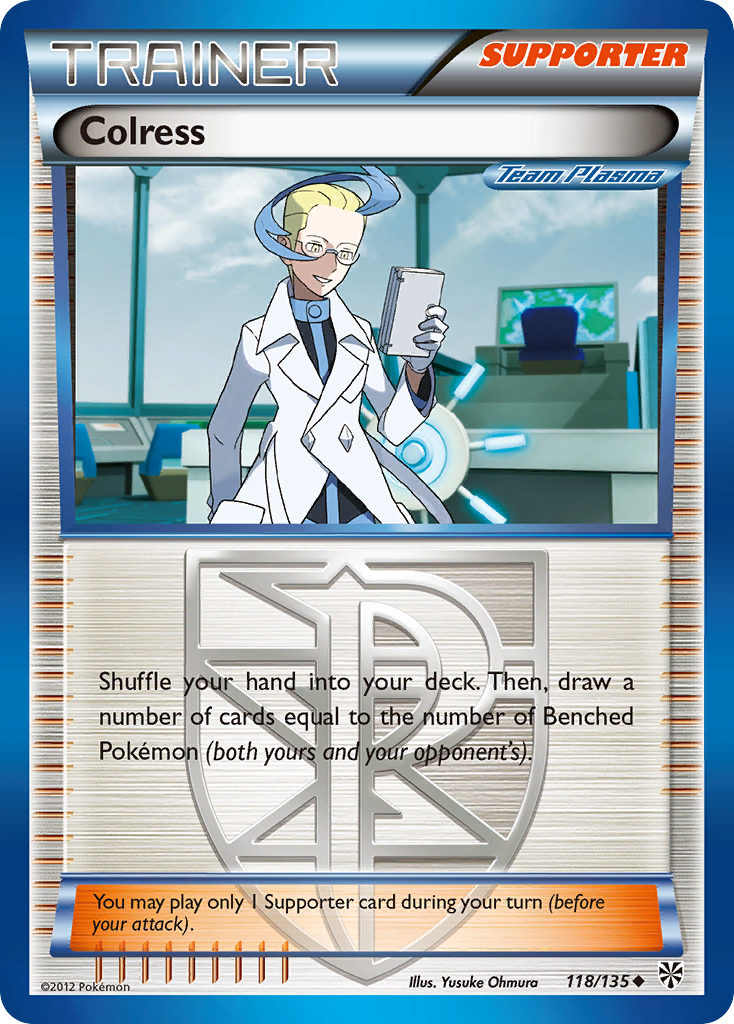 Colress (118/135) [Black & White: Plasma Storm] - Pokémon - Card Brawlers | Quebec | Canada |