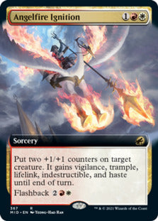 Angelfire Ignition (Extended Art) [Innistrad: Midnight Hunt] - Magic: The Gathering - Card Brawlers | Quebec | Canada |