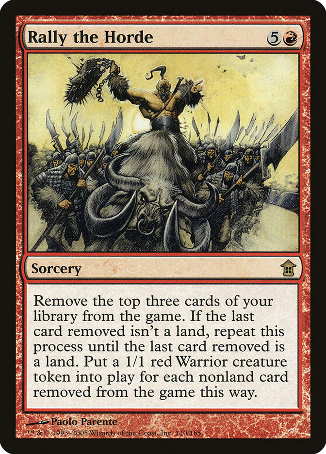 Rally the Horde [Saviors of Kamigawa] - Magic: The Gathering - Card Brawlers | Quebec | Canada |