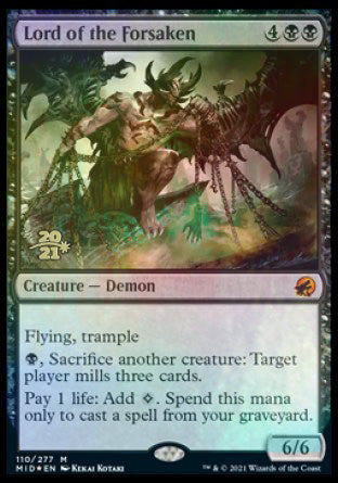 Lord of the Forsaken [Innistrad: Midnight Hunt Prerelease Promos] - Magic: The Gathering - Card Brawlers | Quebec | Canada |
