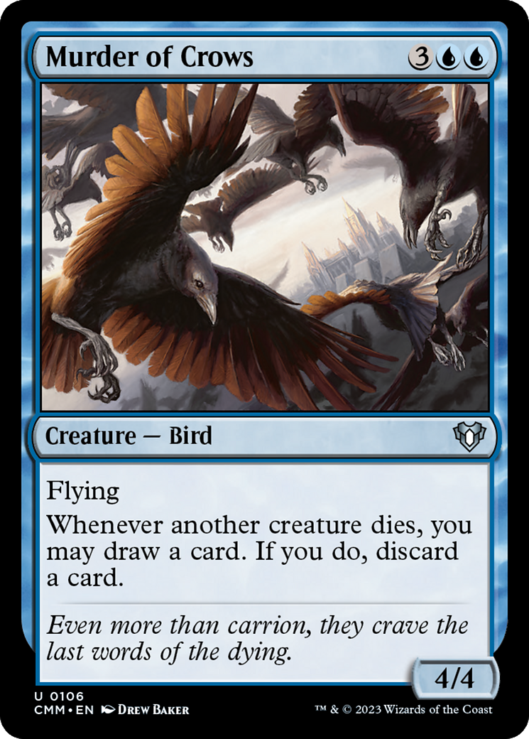Murder of Crows [Commander Masters] - Magic: The Gathering - Card Brawlers | Quebec | Canada |