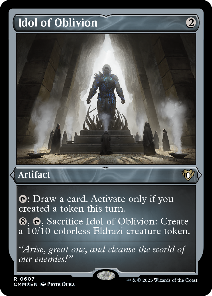 Idol of Oblivion (Foil Etched) [Commander Masters] - Magic: The Gathering - Card Brawlers | Quebec | Canada |