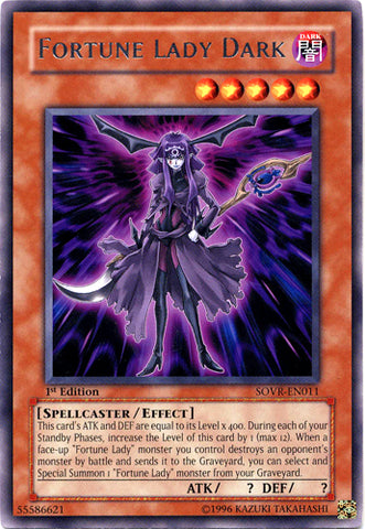 Fortune Lady Dark [SOVR-EN011] Rare - Yu-Gi-Oh! - Card Brawlers | Quebec | Canada |