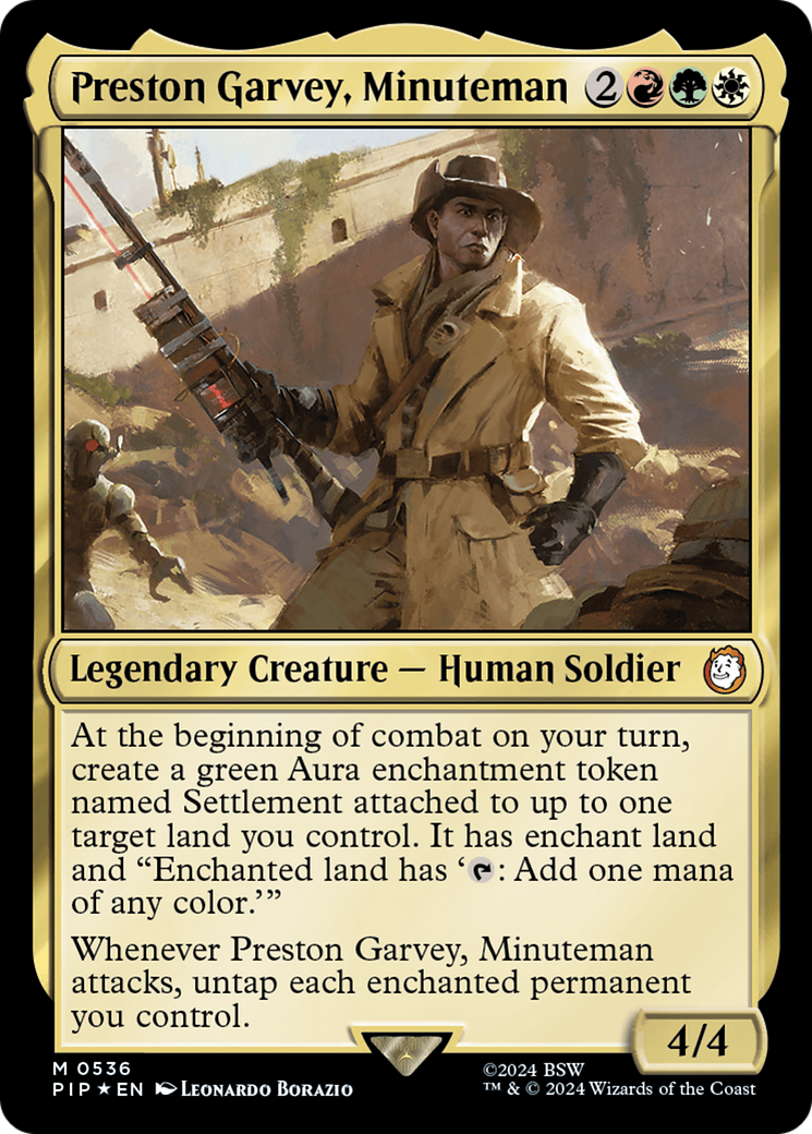 Preston Garvey, Minuteman (Surge Foil) [Fallout] - Magic: The Gathering - Card Brawlers | Quebec | Canada |