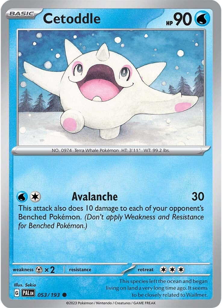 Cetoddle (053/193) [Scarlet & Violet: Paldea Evolved] - Pokémon - Card Brawlers | Quebec | Canada |