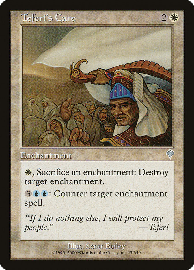 Teferi's Care [Invasion] - Magic: The Gathering - Card Brawlers | Quebec | Canada |