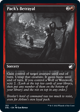 Pack's Betrayal [Innistrad: Double Feature] - Magic: The Gathering - Card Brawlers | Quebec | Canada |