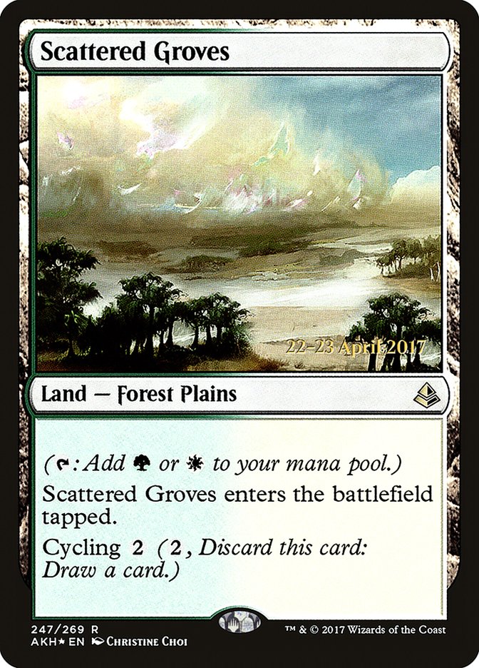 Scattered Groves [Amonkhet Prerelease Promos] - Magic: The Gathering - Card Brawlers | Quebec | Canada |