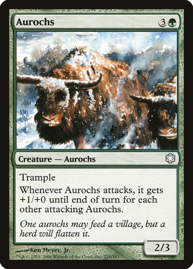 Aurochs [Coldsnap Theme Decks] - Magic: The Gathering - Card Brawlers | Quebec | Canada |