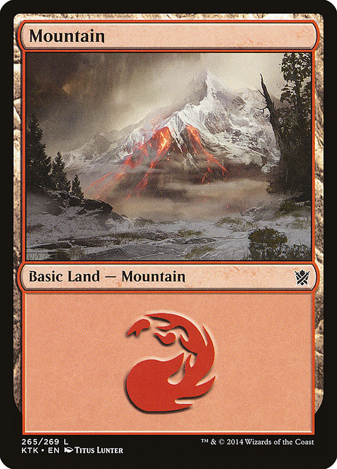 Mountain (265) [Khans of Tarkir] - Magic: The Gathering - Card Brawlers | Quebec | Canada |