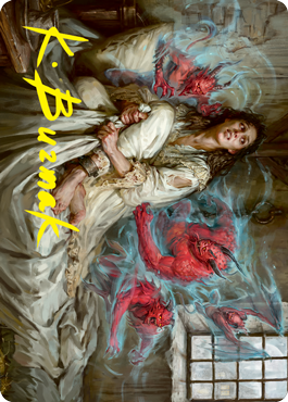 Eruth, Tormented Prophet Art Card (Gold-Stamped Signature) [Innistrad: Crimson Vow Art Series] - Magic: The Gathering - Card Brawlers | Quebec | Canada |