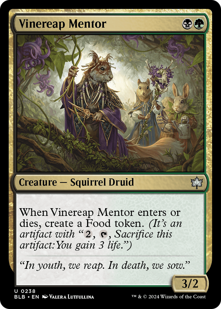 Vinereap Mentor [Bloomburrow] - Magic: The Gathering - Card Brawlers | Quebec | Canada |