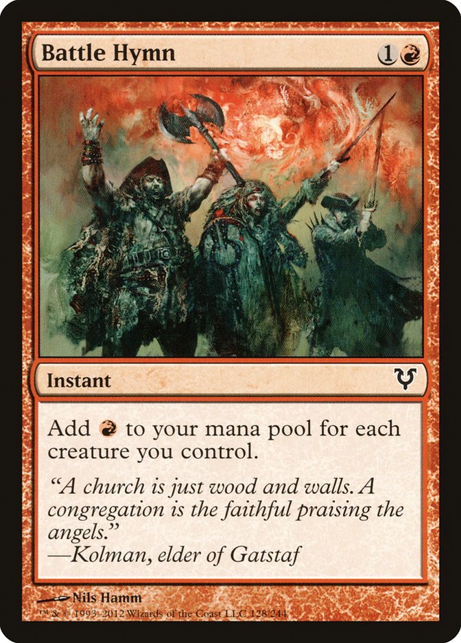 Battle Hymn [Avacyn Restored] - Magic: The Gathering - Card Brawlers | Quebec | Canada |