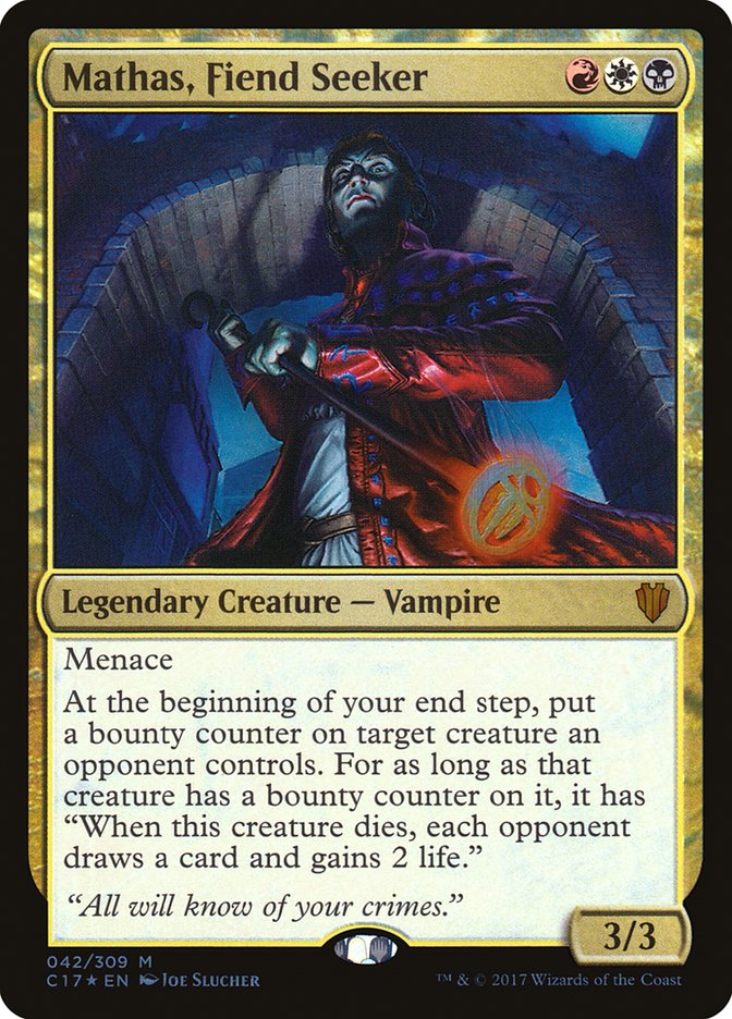 Mathas, Fiend Seeker [Commander 2017] - Magic: The Gathering - Card Brawlers | Quebec | Canada |