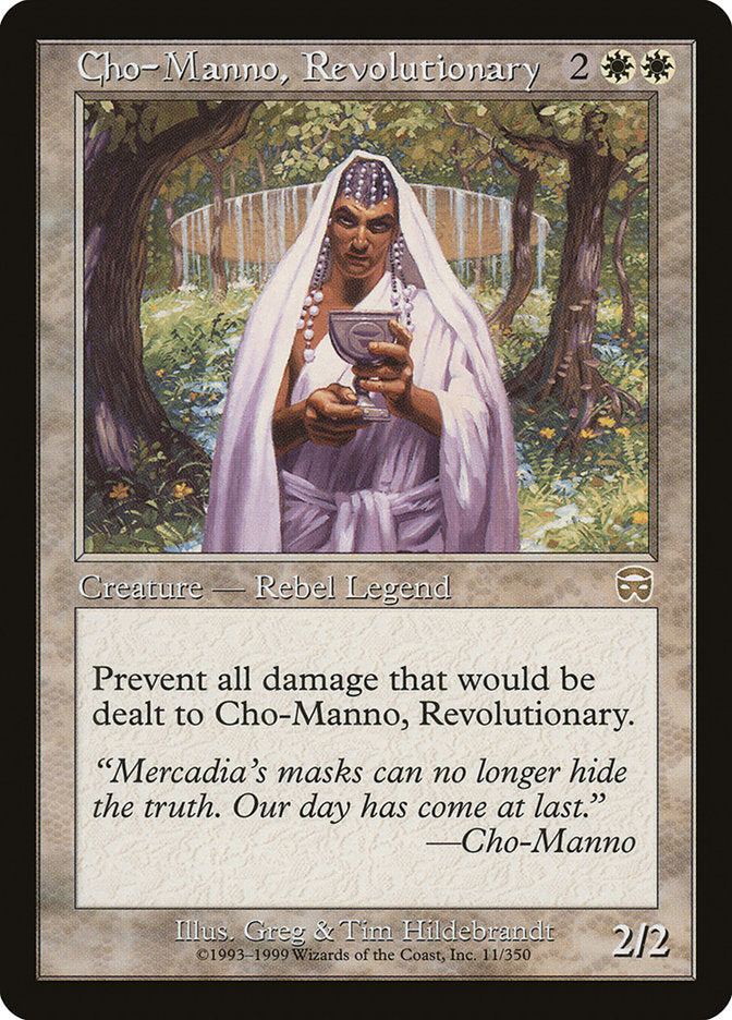 Cho-Manno, Revolutionary [Mercadian Masques] - Magic: The Gathering - Card Brawlers | Quebec | Canada |