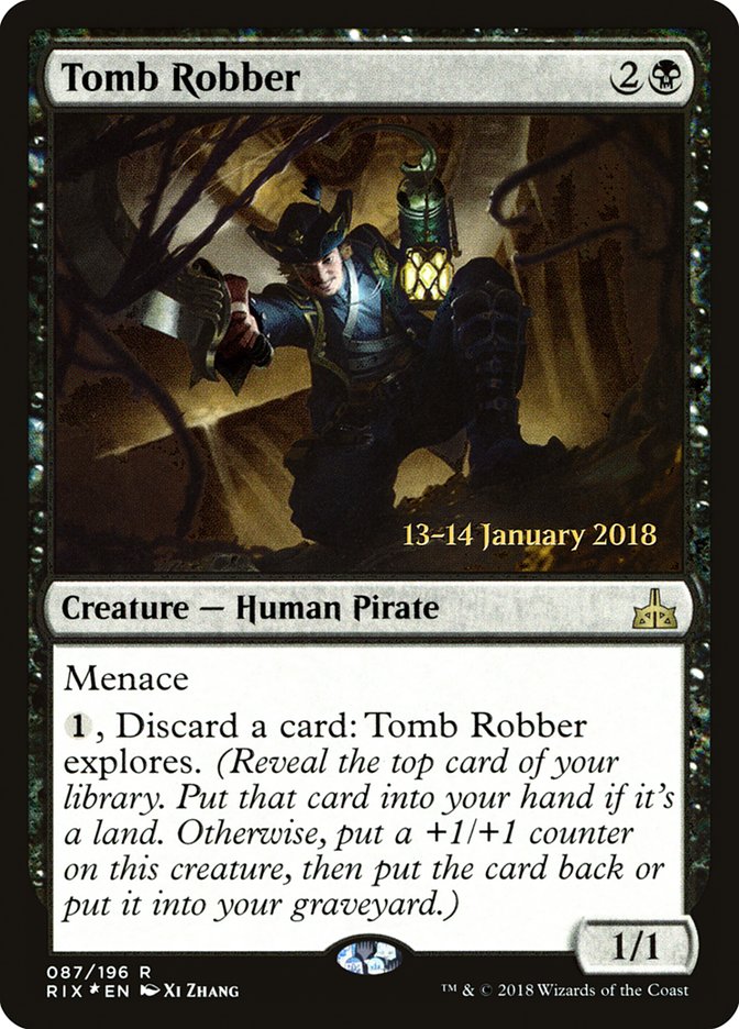 Tomb Robber [Rivals of Ixalan Prerelease Promos] - Magic: The Gathering - Card Brawlers | Quebec | Canada |