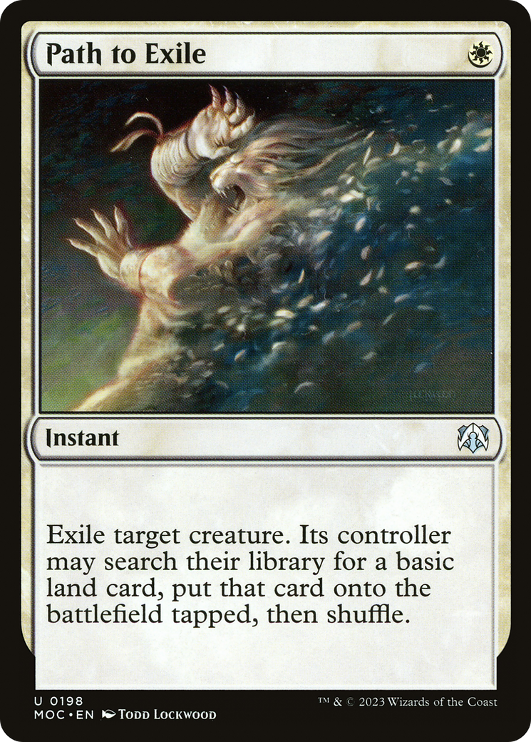 Path to Exile [March of the Machine Commander] - Magic: The Gathering - Card Brawlers | Quebec | Canada |