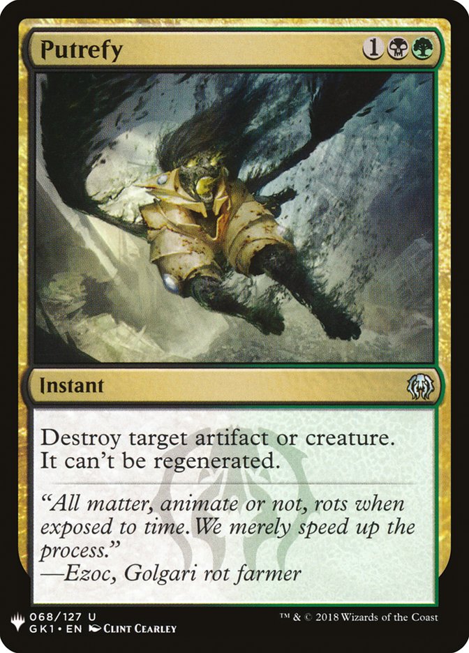 Putrefy [Mystery Booster] - Magic: The Gathering - Card Brawlers | Quebec | Canada |