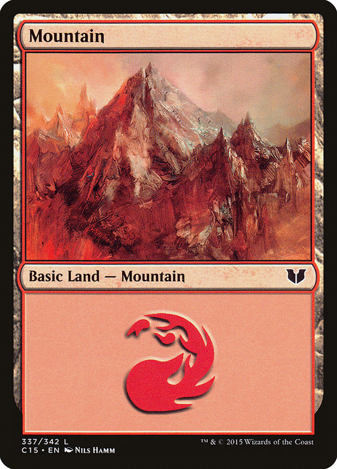 Mountain (337) [Commander 2015] - Magic: The Gathering - Card Brawlers | Quebec | Canada |