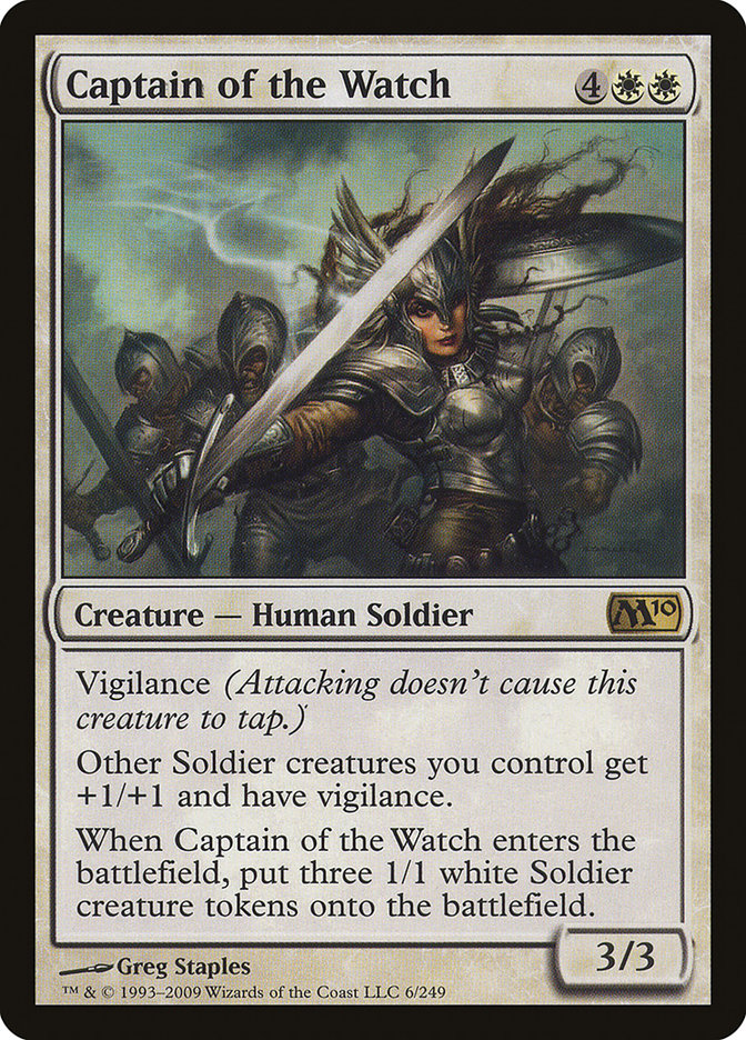 Captain of the Watch [Magic 2010] - Magic: The Gathering - Card Brawlers | Quebec | Canada |