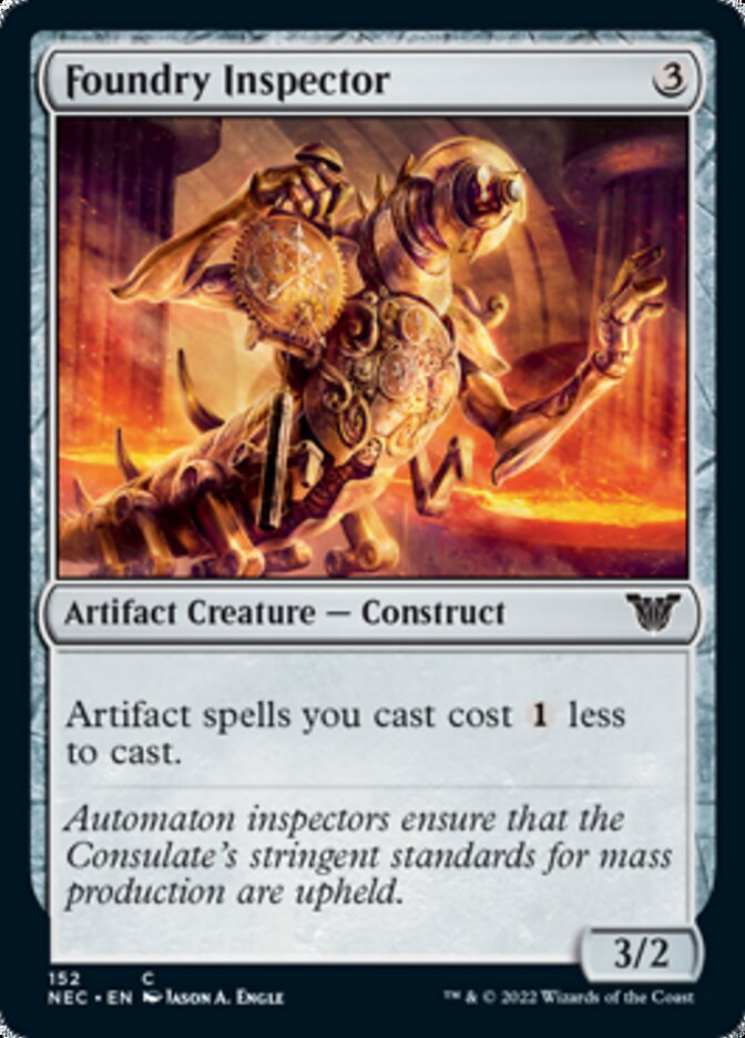 Foundry Inspector [Kamigawa: Neon Dynasty Commander] - Magic: The Gathering - Card Brawlers | Quebec | Canada |