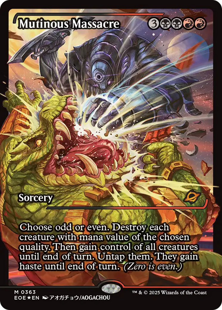 Mutinous Massacre (Showcase) [Edge of Eternities] - Magic: The Gathering - Card Brawlers | Quebec | Canada |