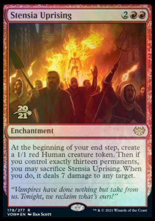 Stensia Uprising [Innistrad: Crimson Vow Prerelease Promos] - Magic: The Gathering - Card Brawlers | Quebec | Canada |