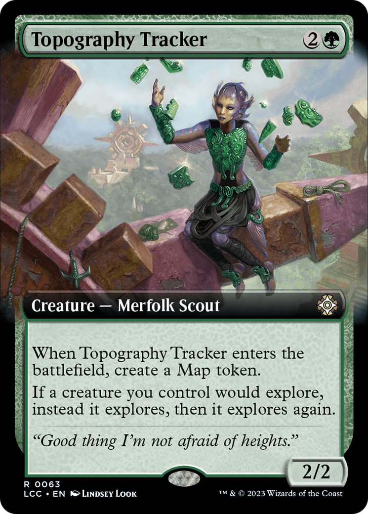 Topography Tracker (Extended Art) [The Lost Caverns of Ixalan Commander] - Magic: The Gathering - Card Brawlers | Quebec | Canada |