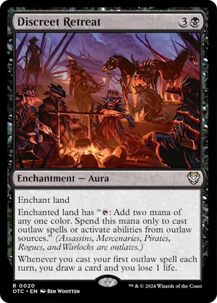 Discreet Retreat [Outlaws of Thunder Junction Commander] - Magic: The Gathering - Card Brawlers | Quebec | Canada |