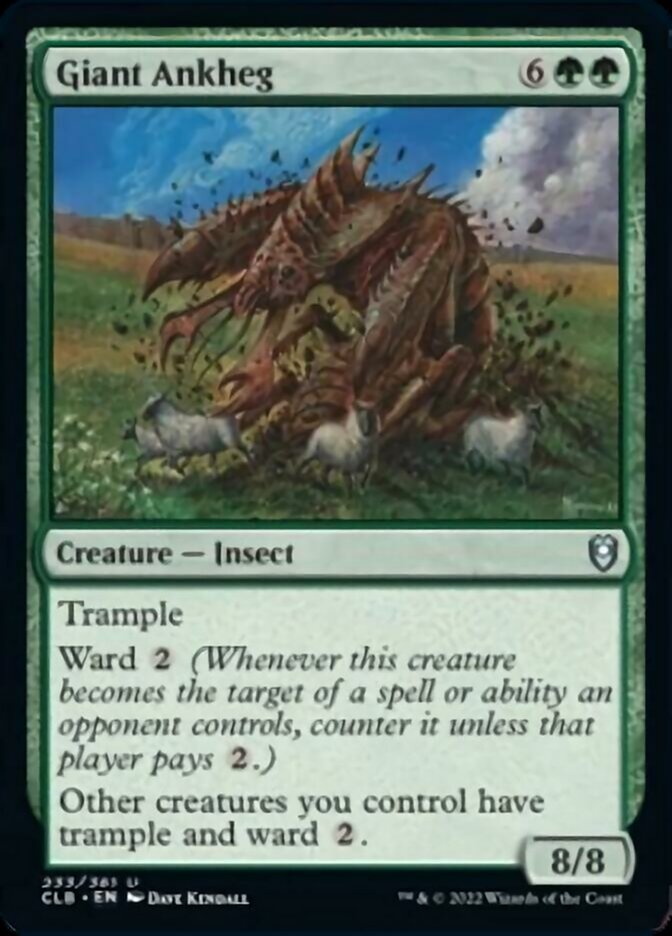 Giant Ankheg [Commander Legends: Battle for Baldur's Gate] - Magic: The Gathering - Card Brawlers | Quebec | Canada |
