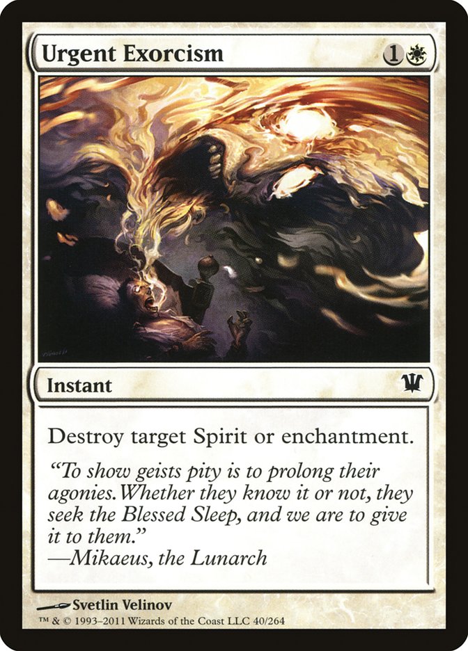 Urgent Exorcism [Innistrad] - Magic: The Gathering - Card Brawlers | Quebec | Canada |