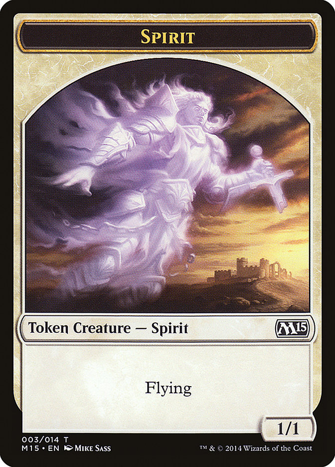 Spirit Token [Magic 2015 Tokens] - Magic: The Gathering - Card Brawlers | Quebec | Canada |