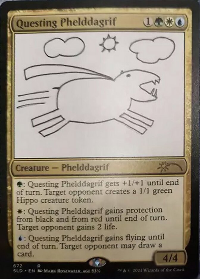 Questing Phelddagrif (672) [Secret Lair Drop Promos] - Magic: The Gathering - Card Brawlers | Quebec | Canada |