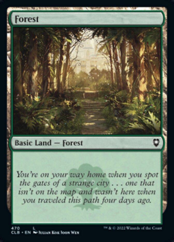 Forest (470) [Commander Legends: Battle for Baldur's Gate] - Magic: The Gathering - Card Brawlers | Quebec | Canada |