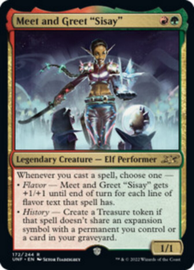 Meet and Greet "Sisay" [Unfinity] - Magic: The Gathering - Card Brawlers | Quebec | Canada |