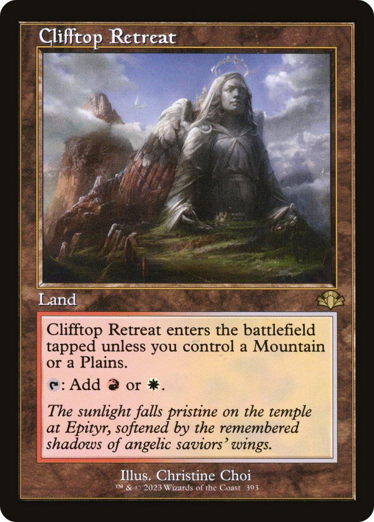 Clifftop Retreat (Retro) [Dominaria Remastered] - Magic: The Gathering - Card Brawlers | Quebec | Canada |