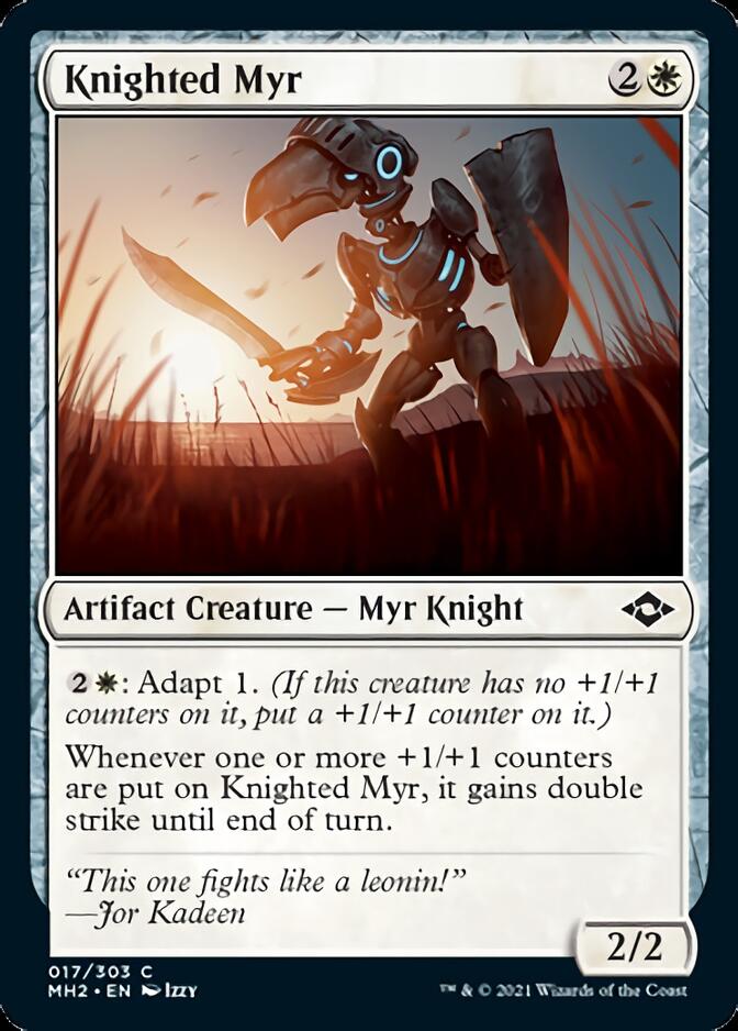 Knighted Myr [Modern Horizons 2] - Magic: The Gathering - Card Brawlers | Quebec | Canada |